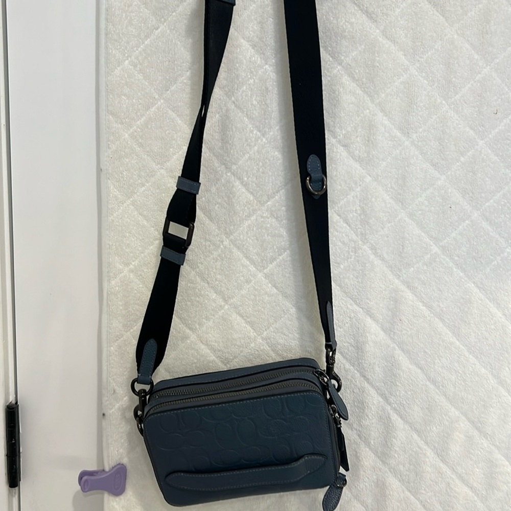 Coach charter Crossbody in signature leather jacquard